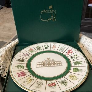 Commemorative Augusta National Plate.